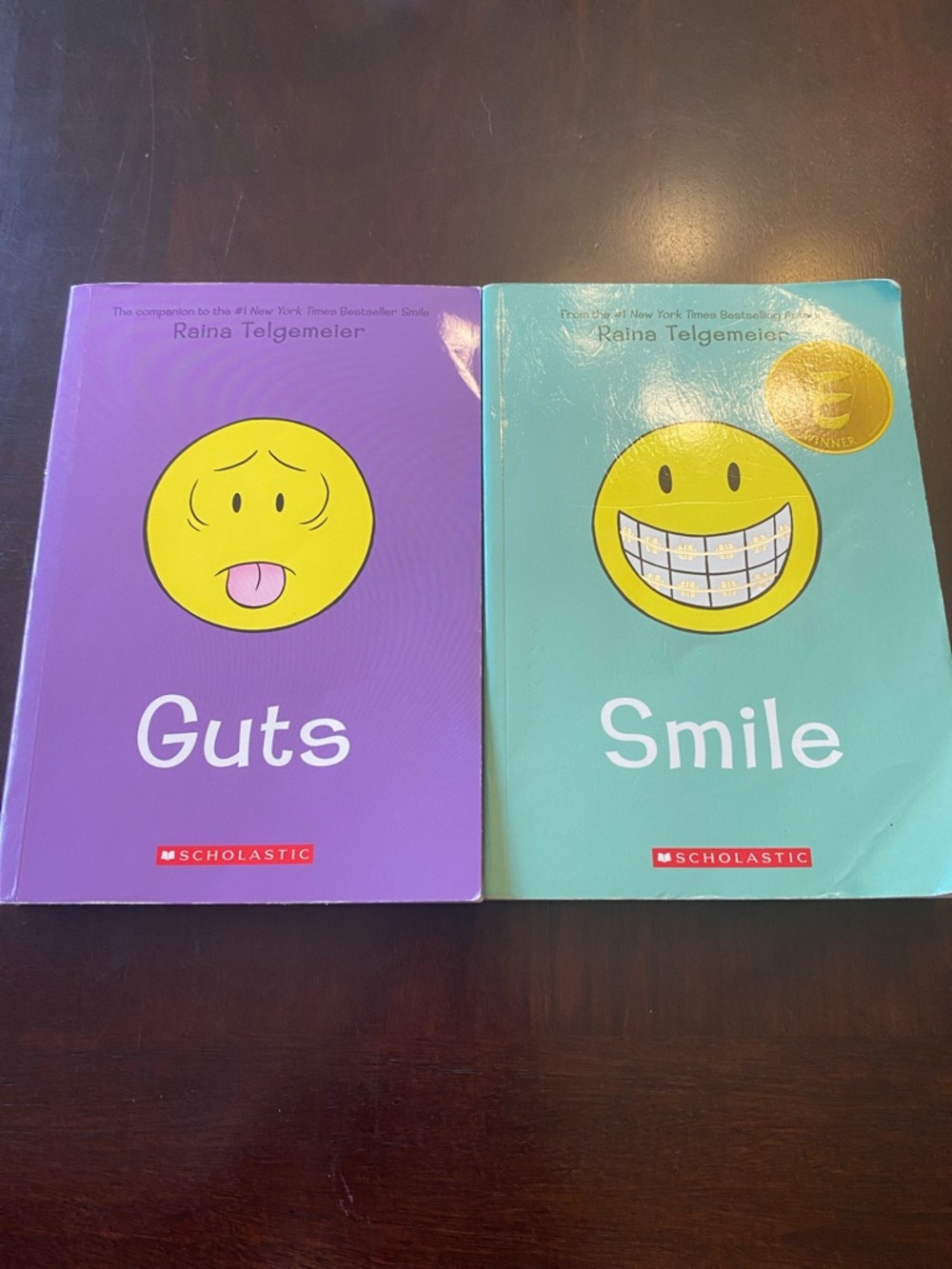 Scholastic Purple & Teal Paperback Graphic Novel Duo